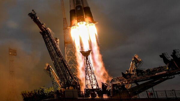 El lanzamiento del cohete Soyuz (archivo) - Sputnik Mundo