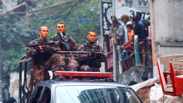 La policía de Río de Janeiro (archivo) - Sputnik Mundo