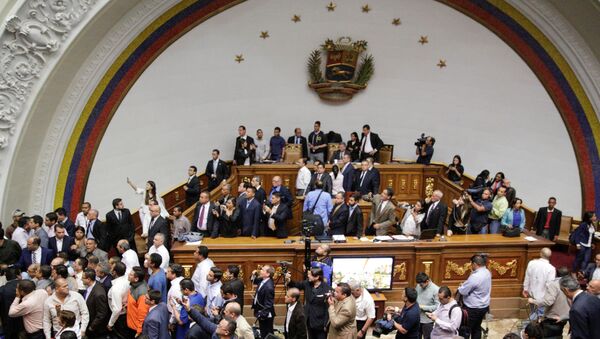 Vista general de la Asamblea Nacional de Venezuela - Sputnik Mundo
