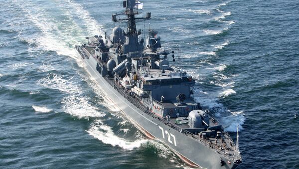 El buque de la Armada Rusa Yaroslav Mudri - Sputnik Mundo