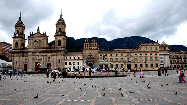 Plaza de Bolívar en Bogotá - Sputnik Mundo