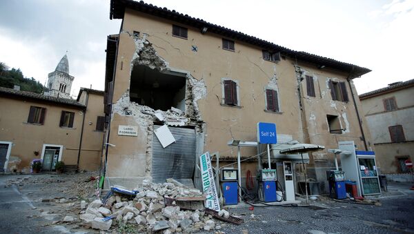 Terremoto en Italia el 27 de octubre - Sputnik Mundo