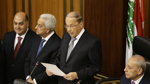 Michel Aoun, el presidente electo de Líbano - Sputnik Mundo