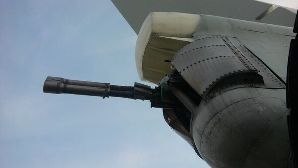 El cañón GSH-23 instalado en el avión Tu-22M - Sputnik Mundo