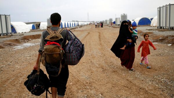 Los refugiados sirios - Sputnik Mundo