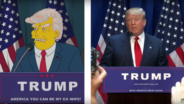 La 'profecía' de Los Simpsons y la victoria de Trump - Sputnik Mundo