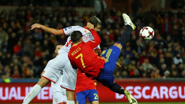 España golea en eliminatorias mundialistas rumbo a Rusia 2018 - Sputnik Mundo