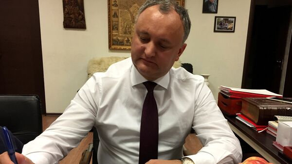 Igor Dodon, el líder del Partido de los Socialistas de Moldavia (PSRM) - Sputnik Mundo