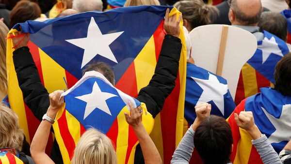 Banderas catalanas - Sputnik Mundo