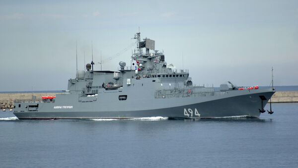 La fragata rusa Almirante Grigorovich - Sputnik Mundo