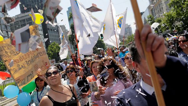 Protestas en Chile - Sputnik Mundo