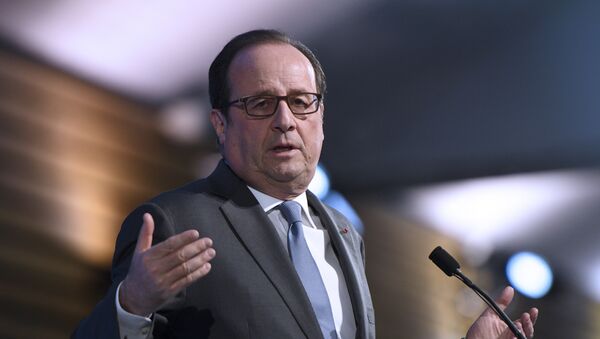 Francois Hollande, presidente de Francia (archivo) - Sputnik Mundo