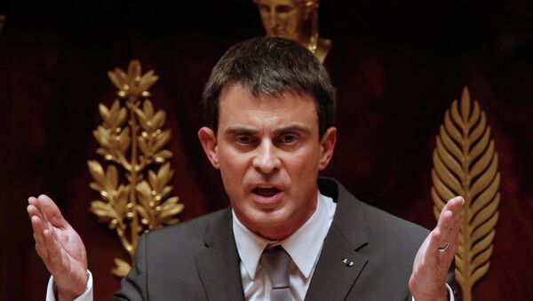 Manuel Valls, primer ministro francés - Sputnik Mundo