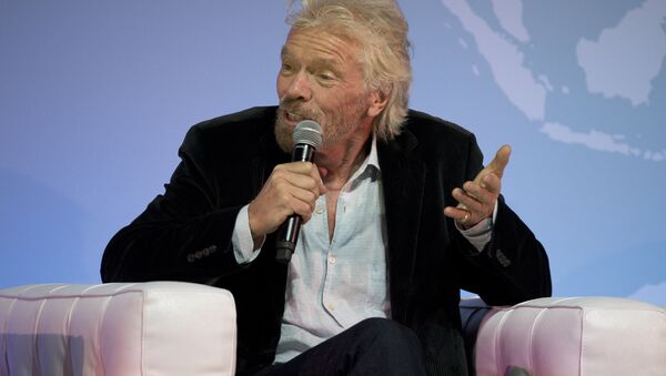 Sir Richard Branson, director ejecutivo del conglomerado multinacional Virgin Group - Sputnik Mundo