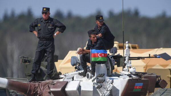 Militares de Azerbaiyán (archivo) - Sputnik Mundo