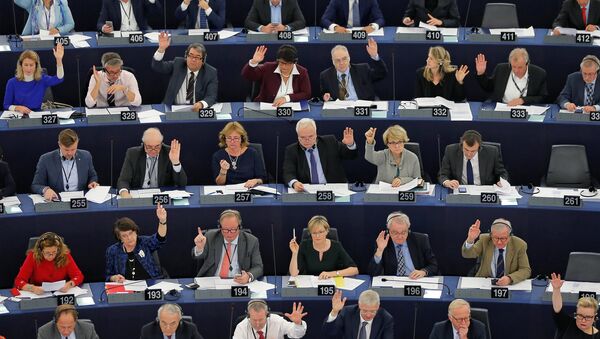 Votación en el Parlamento Europeo - Sputnik Mundo