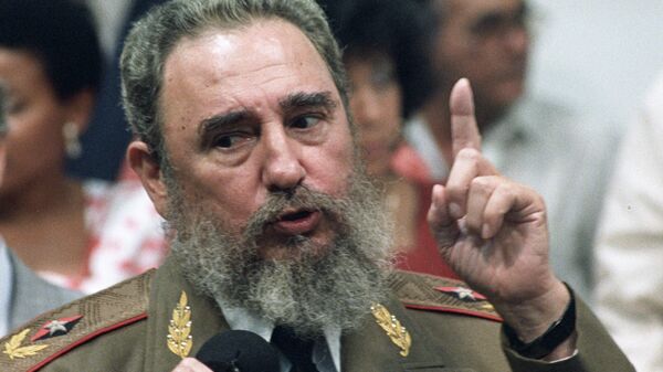 Fidel Castro, líder histórico de la Revolución cubana (archivo) - Sputnik Mundo