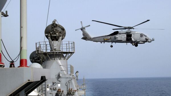Helicóptero estadounidense SH-60 Seahawk (archivo) - Sputnik Mundo