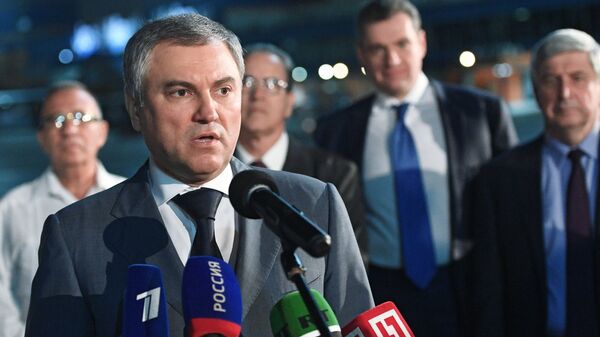 Viacheslav Volodin, presidente de la Duma de Estado, encabeza la delegación rusa en Cuba - Sputnik Mundo