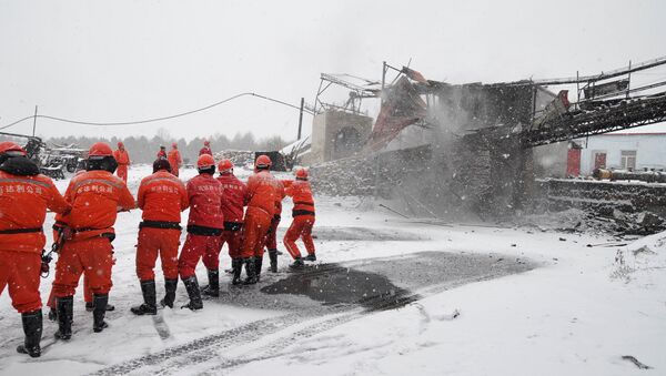 Explosión en una mina de carbón en China (archivo) - Sputnik Mundo