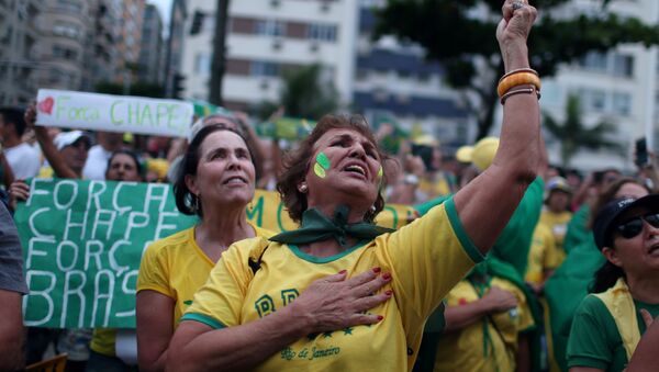 Protestas contra la corrupción en Río de Janeiro - Sputnik Mundo