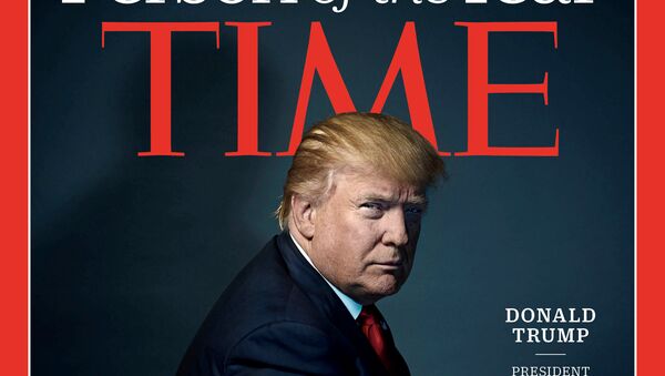 Donald Trump, en la portada de la revista Time (archivo) - Sputnik Mundo