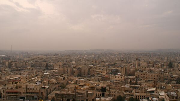 A general view shows Aleppo city as seen from Aleppo's historic citadel - Sputnik Mundo