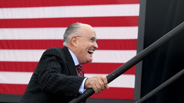 Rudolph Giuliani, abogado personal del presidente estadounidense, Donald Trump - Sputnik Mundo