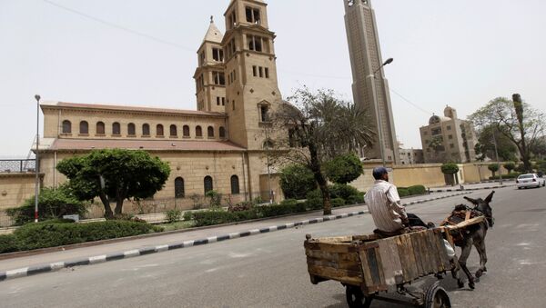 La iglesia copta en El Cairo, Egipto (archivo) - Sputnik Mundo