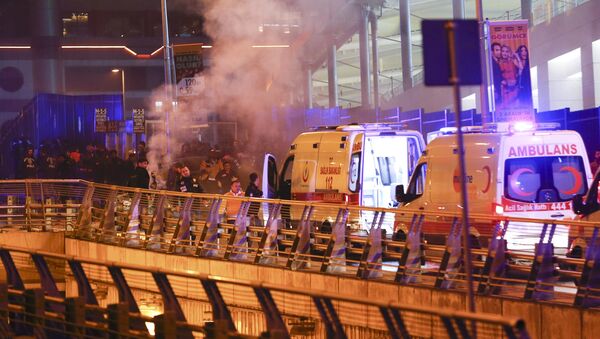 Lugar del atentado en Estambul, Turquía - Sputnik Mundo