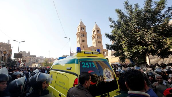 Lugar del atentado en El Cairo - Sputnik Mundo
