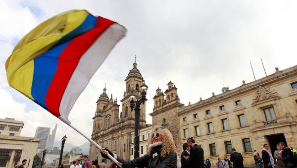 Manifestación en Colombia - Sputnik Mundo