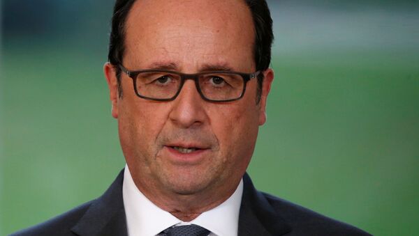 François Hollande presidente de Francia (archivo) - Sputnik Mundo
