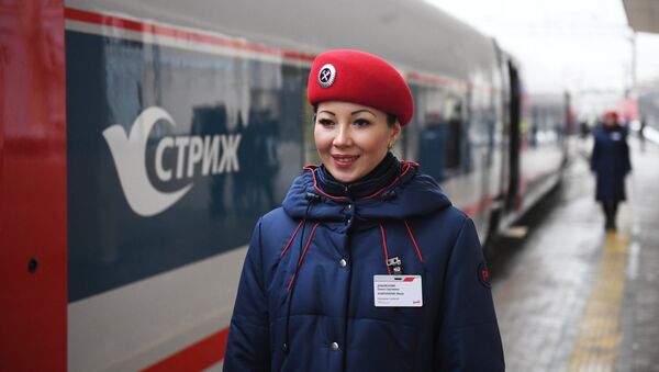 El primer tren Strizh que unirá Moscú y Berlín - Sputnik Mundo