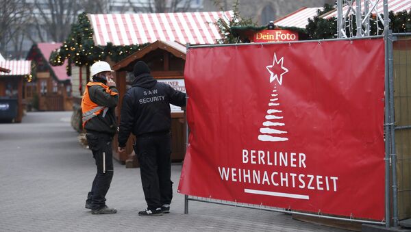 La feria navideña cerrada en Berlín - Sputnik Mundo
