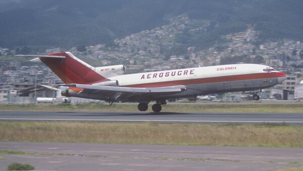 Un avión de carga Boeing 727 de la aerolínea Aerosucre (archivo) - Sputnik Mundo