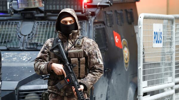 Policía de fuerzas especiales de Turquía (archivo) - Sputnik Mundo