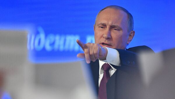Rueda de prensa de Vladímir Putin - Sputnik Mundo