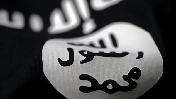 Bandera del grupo yihadista Estado Islámico - Sputnik Mundo