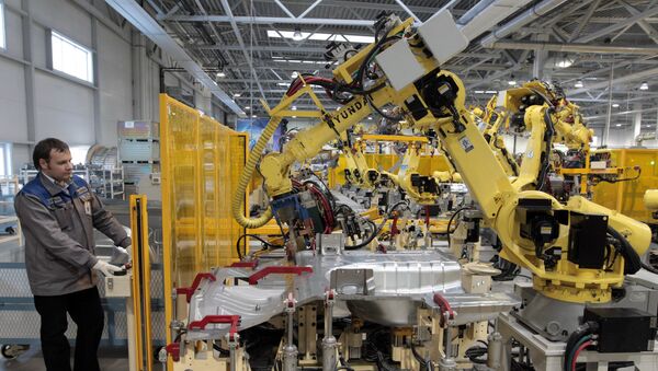 La fabrica Hyundai Motor Manufaturing Rus - Sputnik Mundo