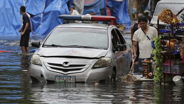 Consecuencias del tifón Nock-Ten en Filipinas - Sputnik Mundo