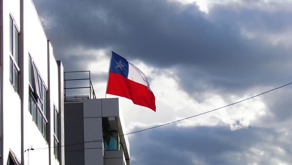Curico, chilean flag - Sputnik Mundo