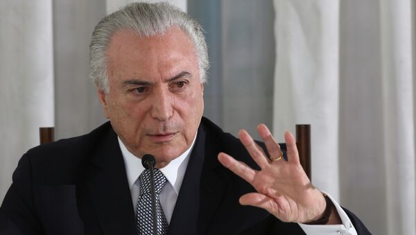 Presidente de Brasil, Michel Temer (archivo) - Sputnik Mundo