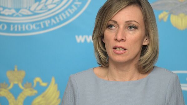 María Zajárova, portavoz del Ministerio de Relaciones Exteriores de Rusia - Sputnik Mundo