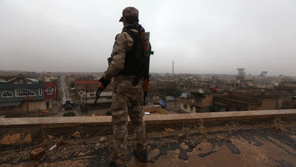 Soldado iraquí en la región de Mosul (archivo) - Sputnik Mundo