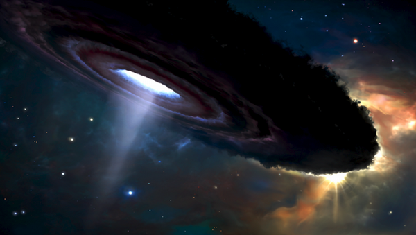 La galaxia en la que se encuentra la constelación Auriga (ilustración) - Sputnik Mundo