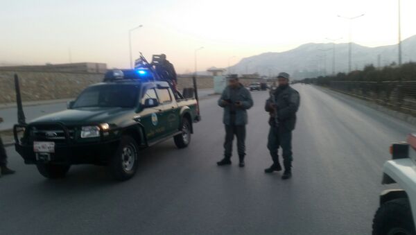 Policía afgana en Kabul - Sputnik Mundo