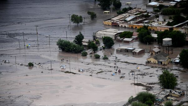 Inundación en Argentina (archivo) - Sputnik Mundo