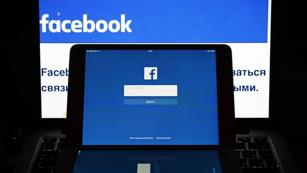 La red social Facebook (archivo) - Sputnik Mundo