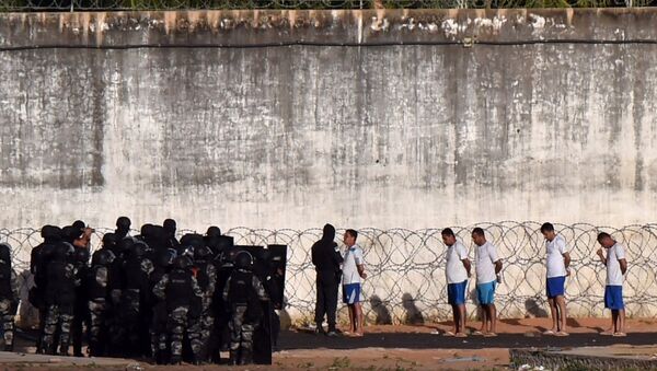 Cárcel de Alcacuz, en el estado brasileño de Río Grande del Norte - Sputnik Mundo